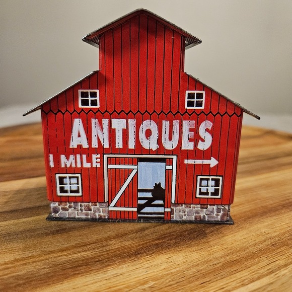 1999 Hallmark Keepsake Ornament TIN Red Barn - Picture 4 of 5